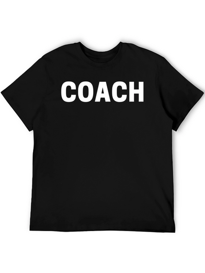 Coach T-Shirt - Bold Text Casual Tee