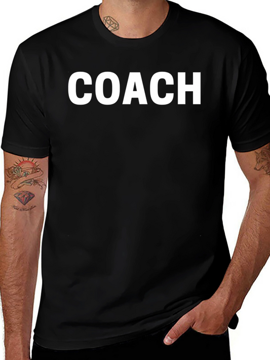 Coach T-Shirt - Bold Text Casual Tee