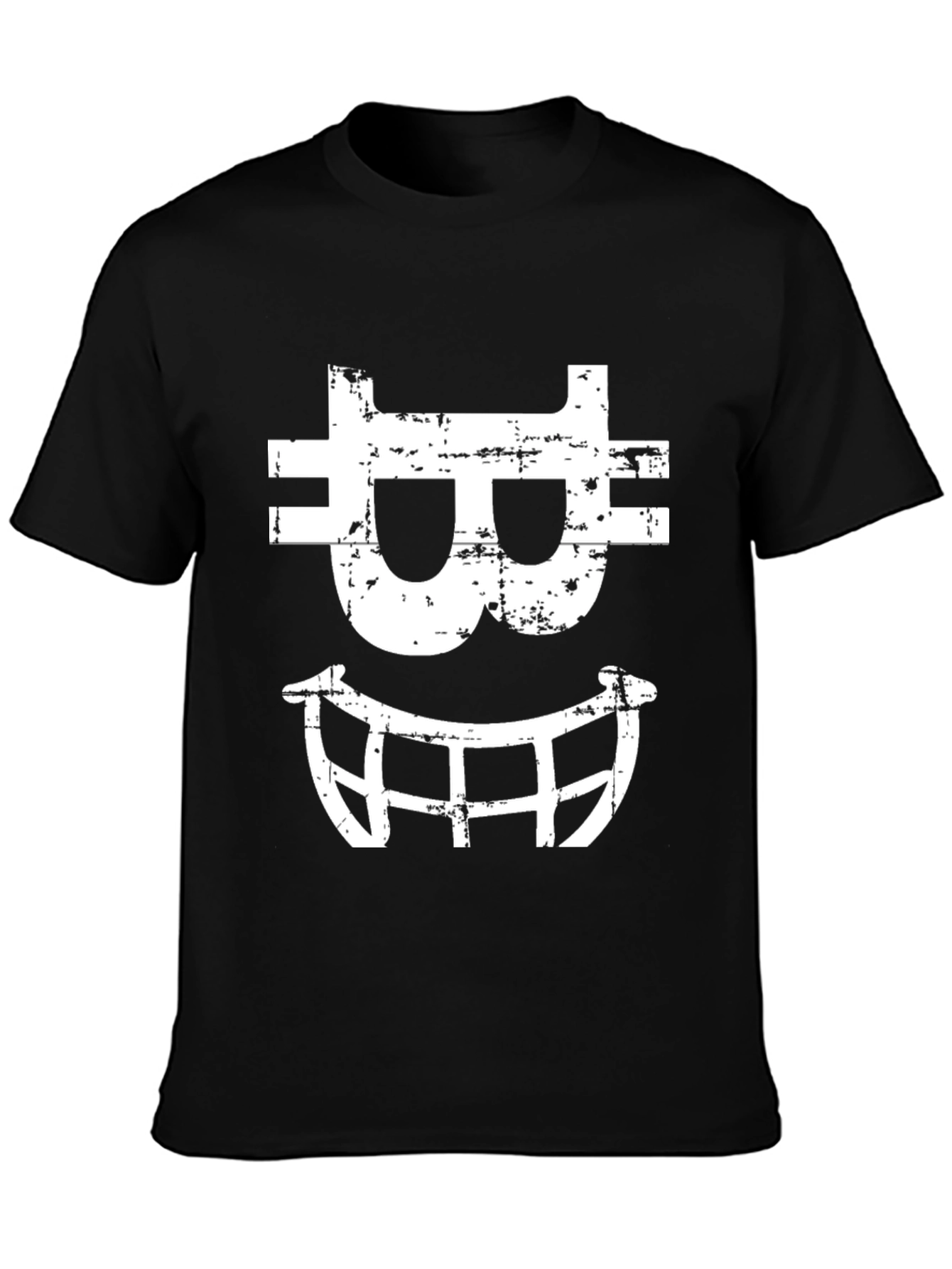Bitcoin Smile Graphic T-Shirt - Black