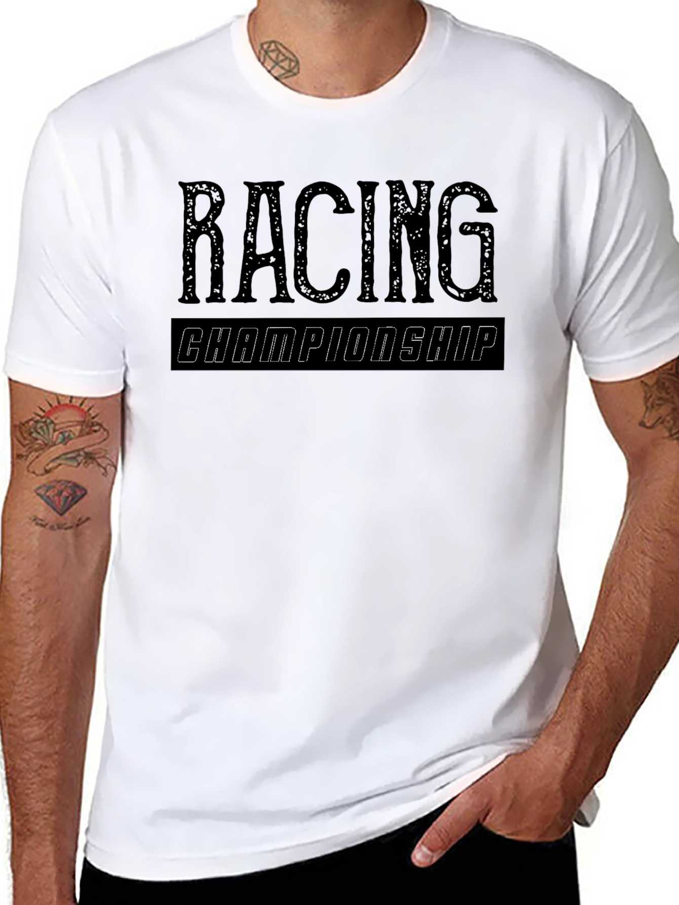Racing Championship Graphic T-Shirt - Classic Design