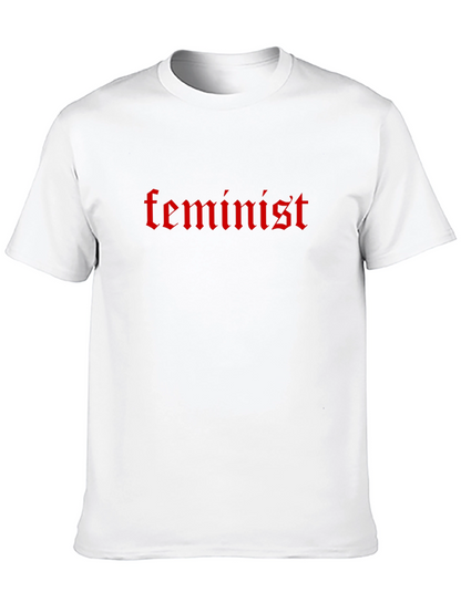 Feminist Gothic Tee - Bold Statement Shirt