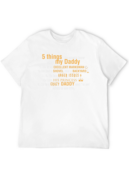 5 Things About My Daddy T-Shirt