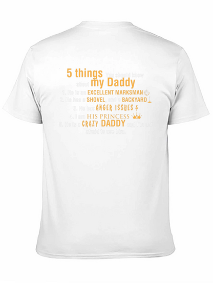 5 Things About My Daddy T-Shirt