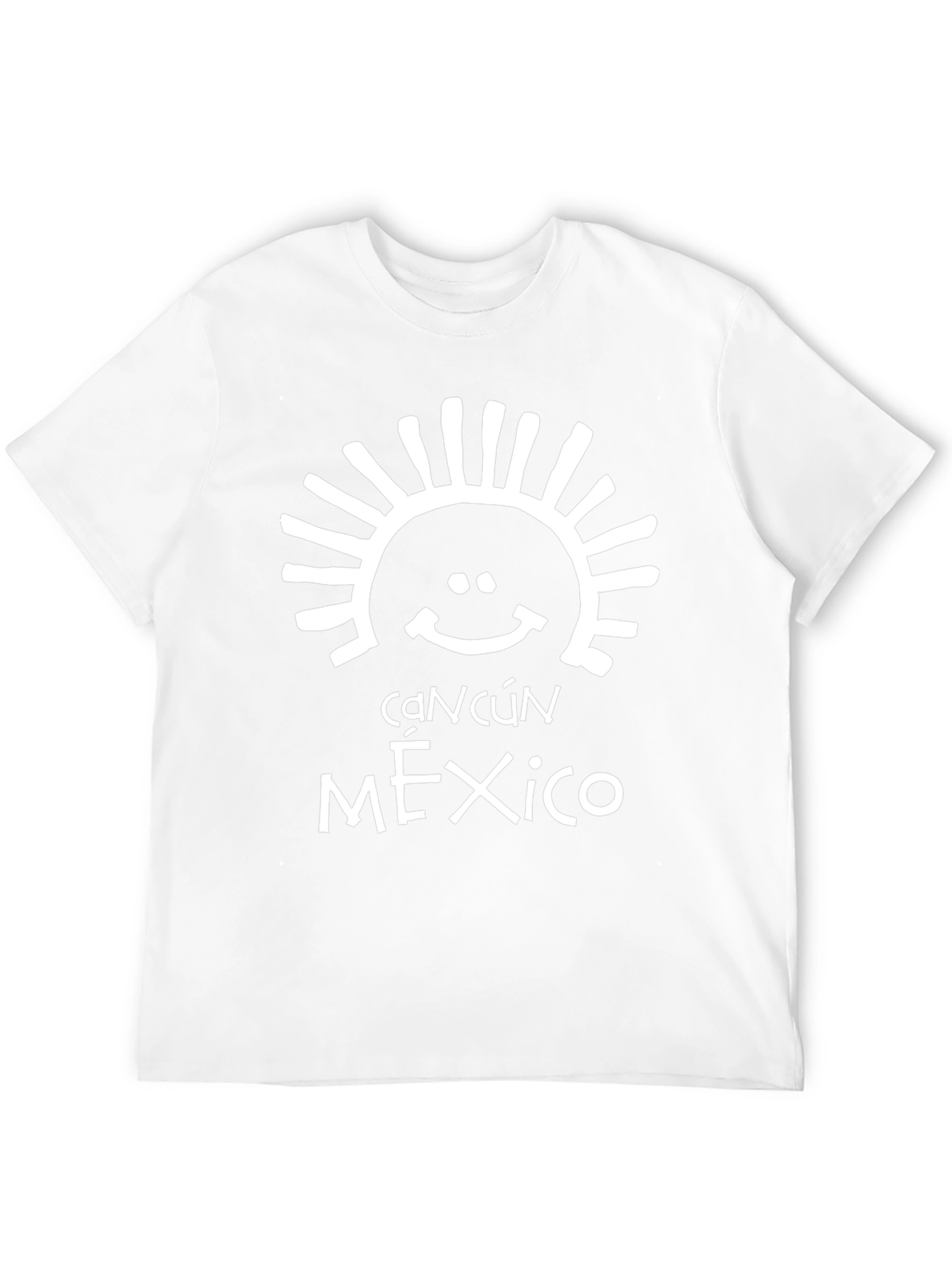 Cancún Mexico T-Shirt - Black Cotton Blend Tee