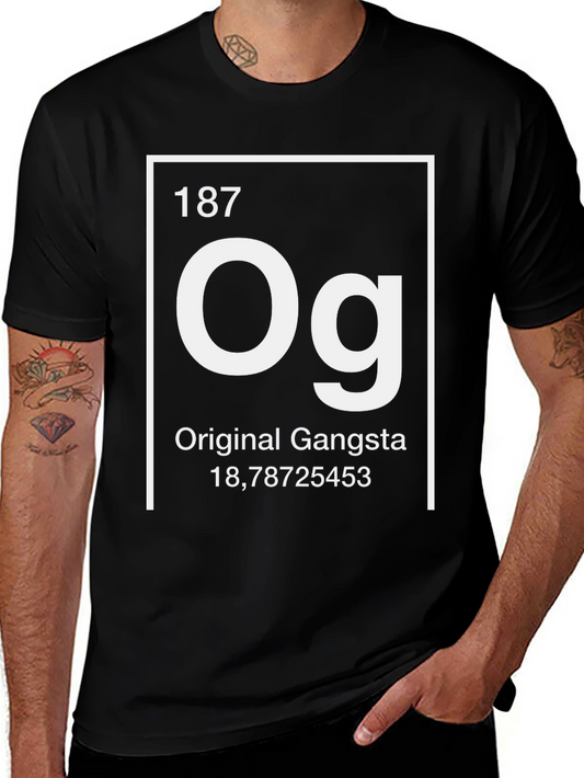 Original Gangsta Og Periodic Table T-Shirt