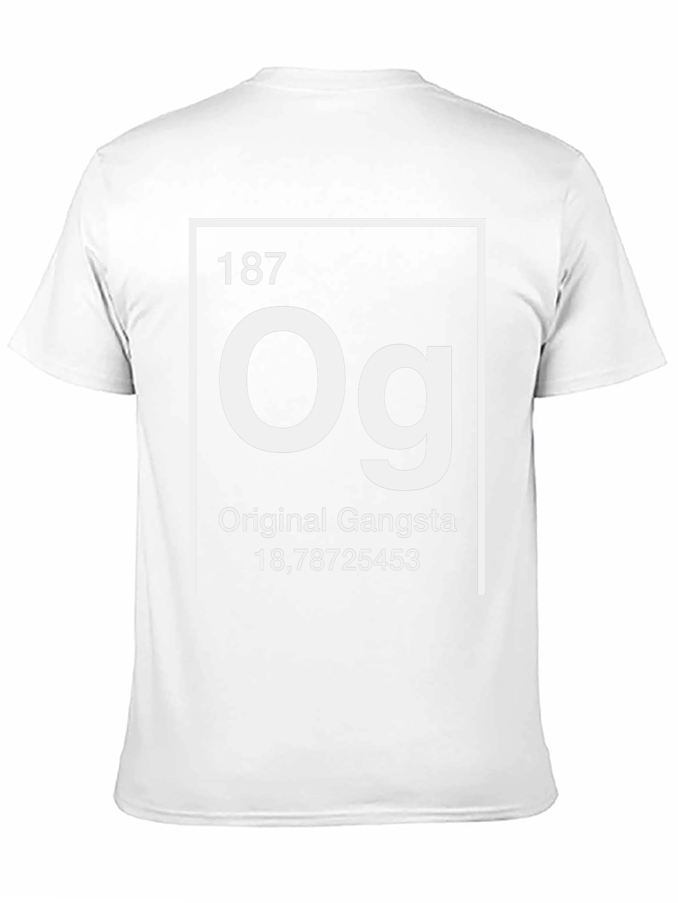 Original Gangsta Og Periodic Table T-Shirt