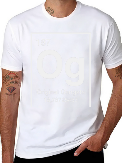 Original Gangsta Og Periodic Table T-Shirt