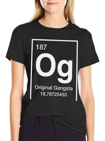 Original Gangsta Og Periodic Table T-Shirt