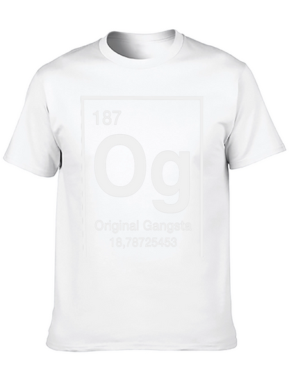 Original Gangsta Og Periodic Table T-Shirt
