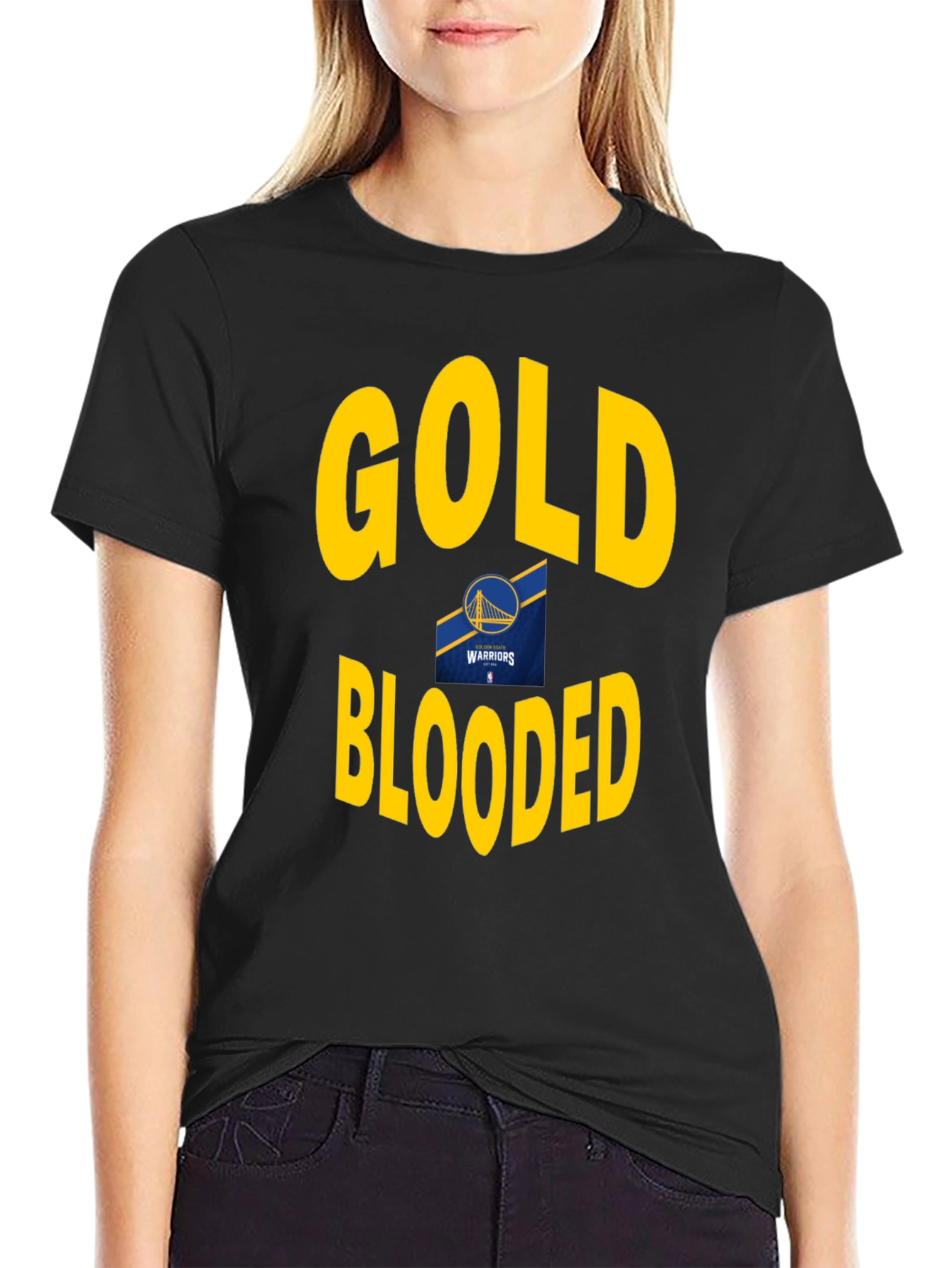 Golden State Warriors Gold Blooded T-Shirt