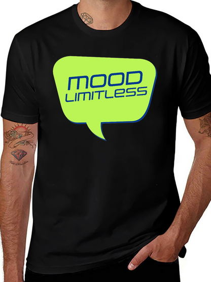 Mood Limitless Mens Black Graphic Tee