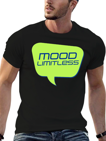 Mood Limitless Mens Black Graphic Tee