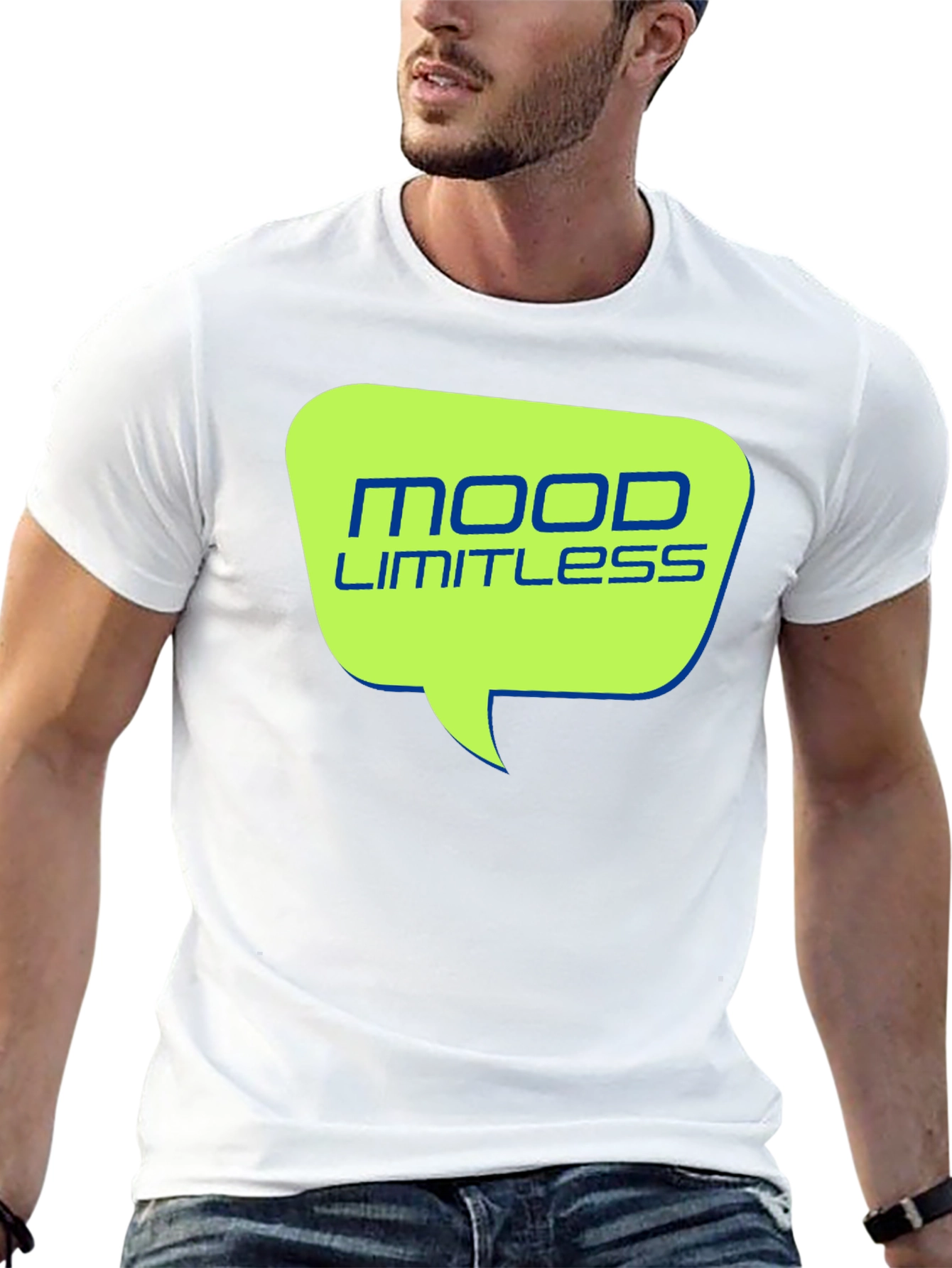 Mood Limitless Mens Black Graphic Tee