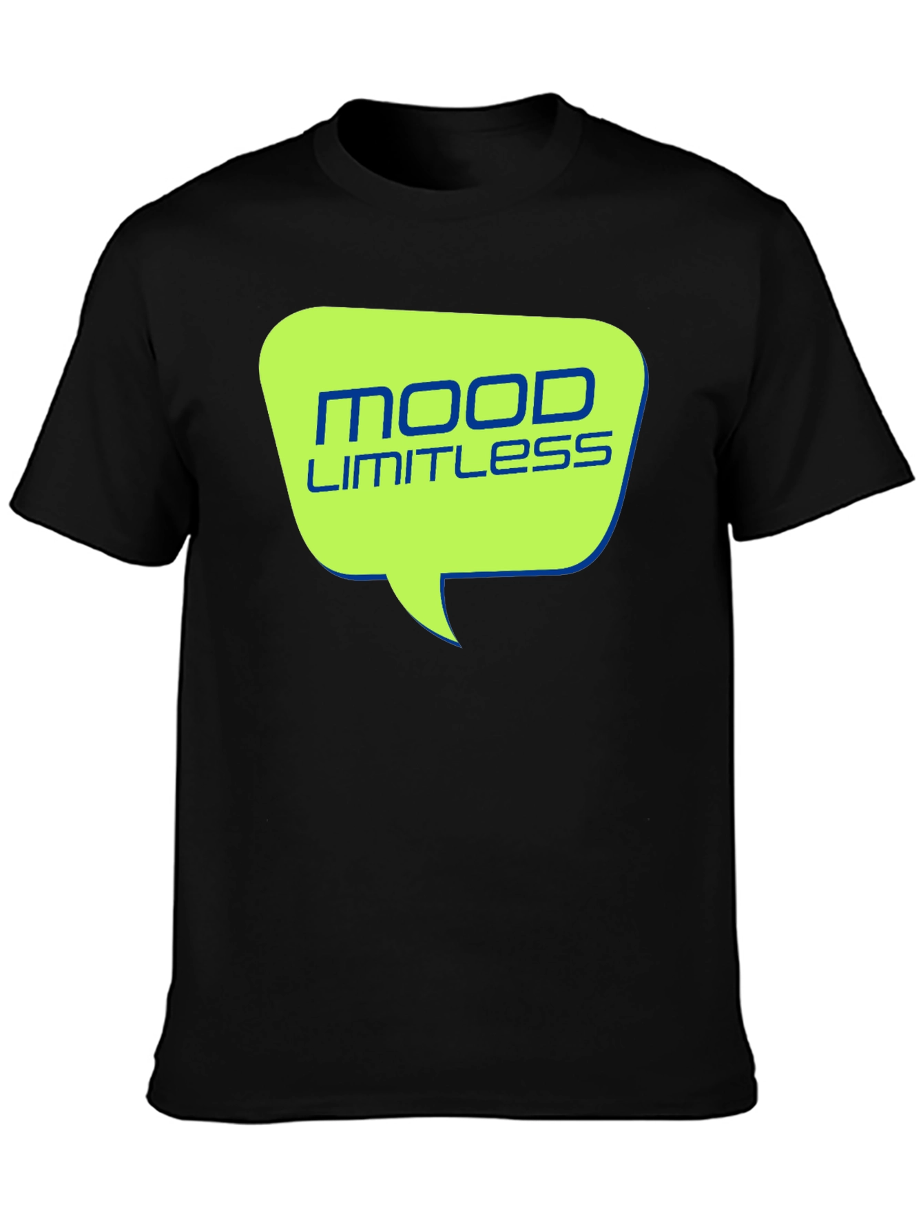 Mood Limitless Mens Black Graphic Tee