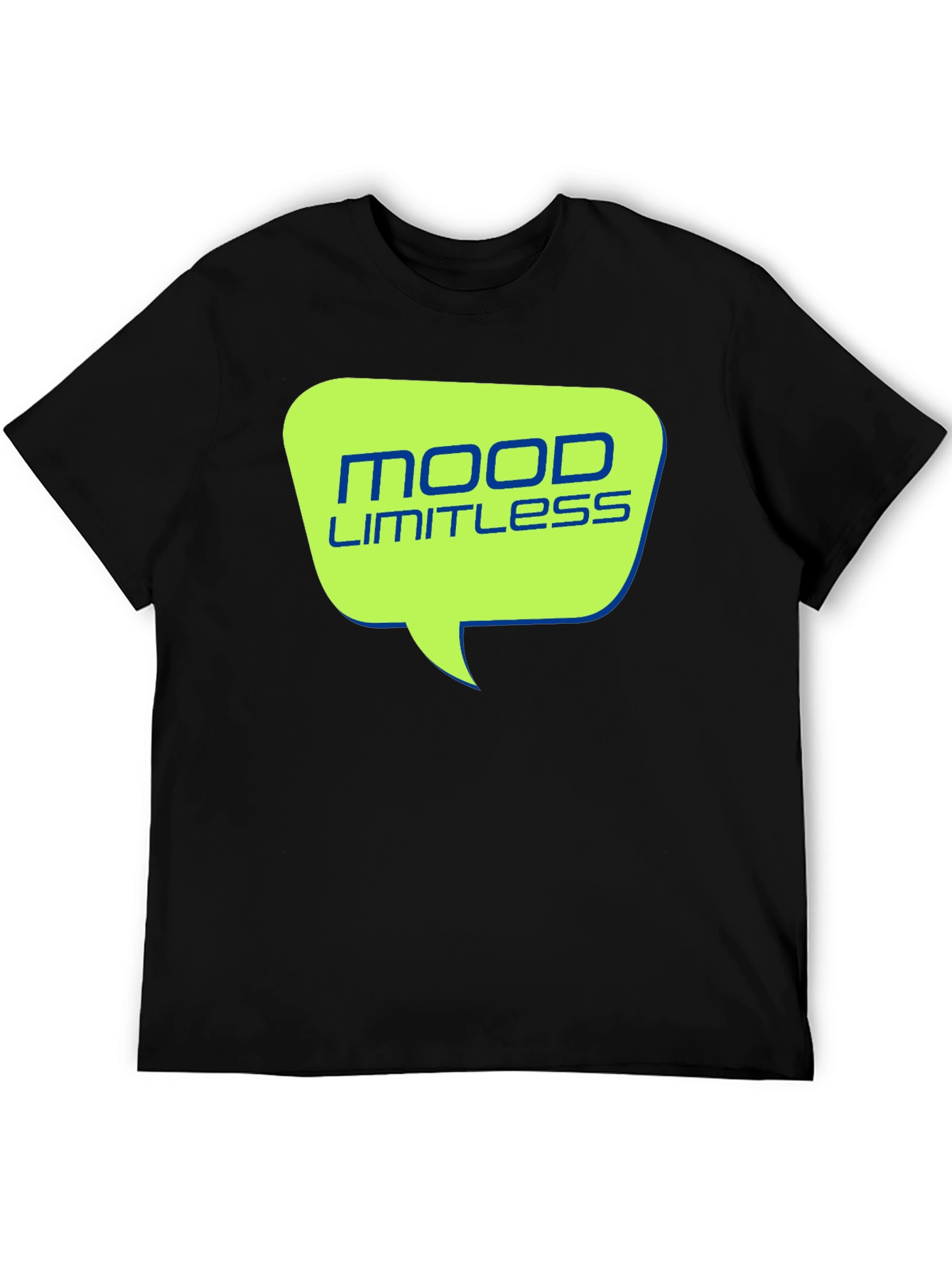 Mood Limitless Mens Black Graphic Tee