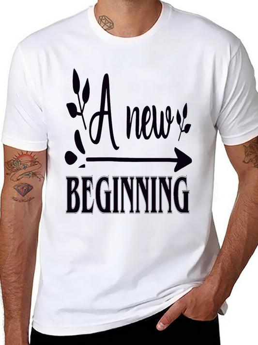 New Beginning Graphic Tee - Unisex Soft Cotton T-Shirt