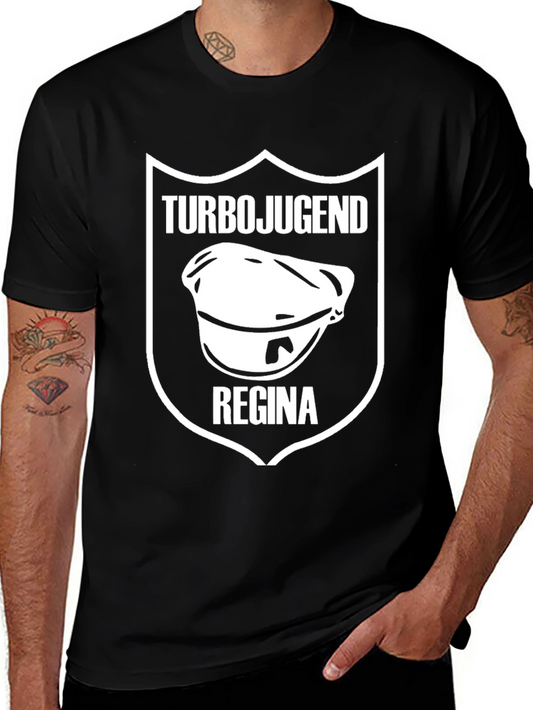 Turbojugend Regina Black Graphic Tee