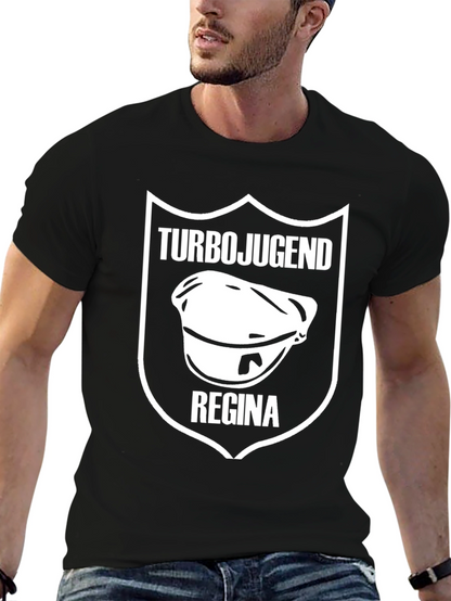 Turbojugend Regina Black Graphic Tee