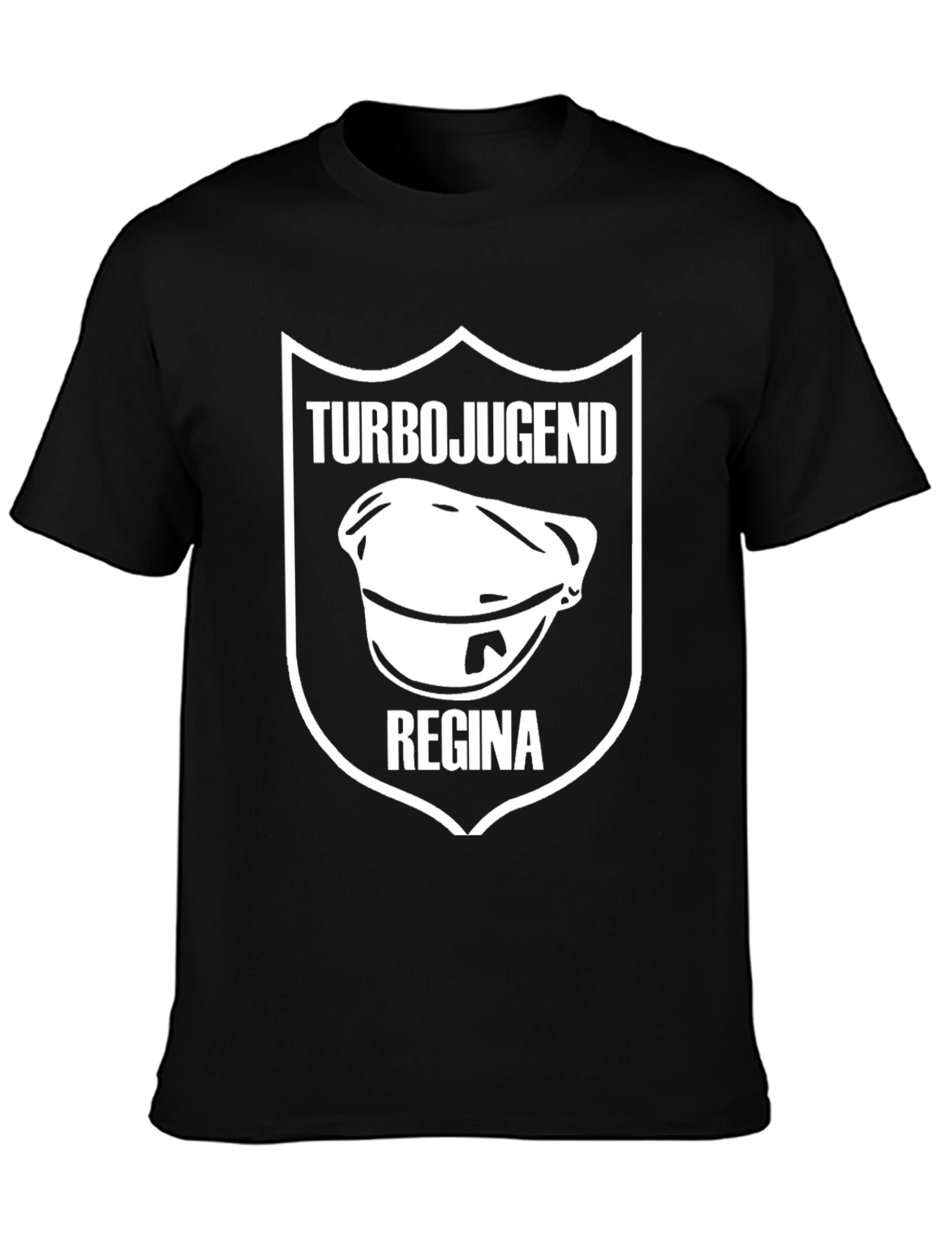 Turbojugend Regina Black Graphic Tee