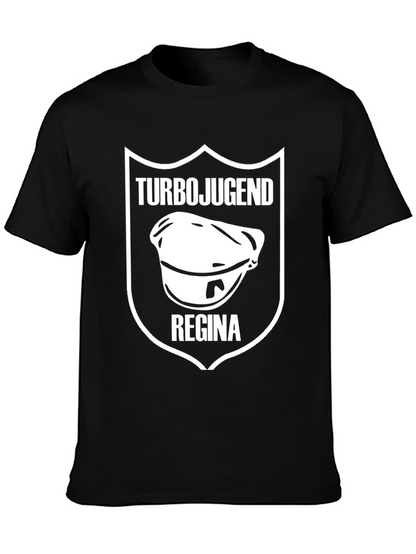 Turbojugend Regina Black Graphic Tee