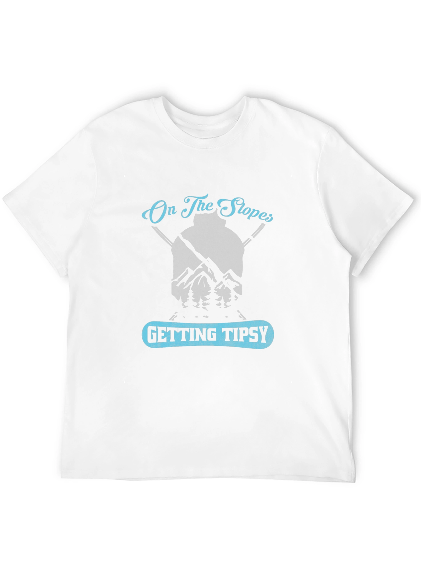 On The Slopes Getting Tipsy Graphic Tee