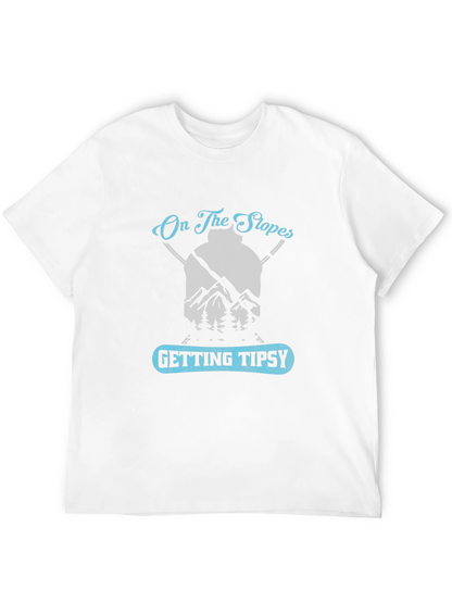 On The Slopes Getting Tipsy Graphic Tee