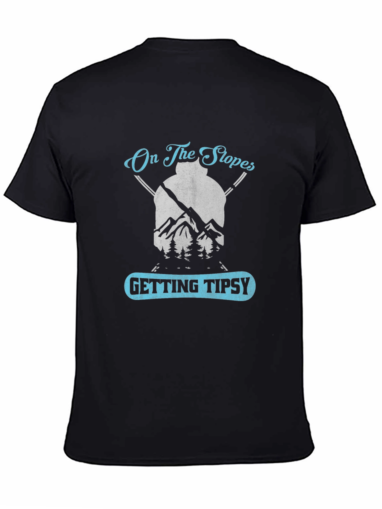 On The Slopes Getting Tipsy Graphic Tee