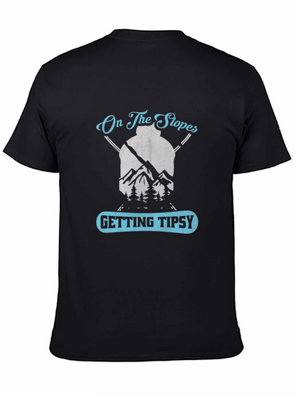 On The Slopes Getting Tipsy Graphic Tee