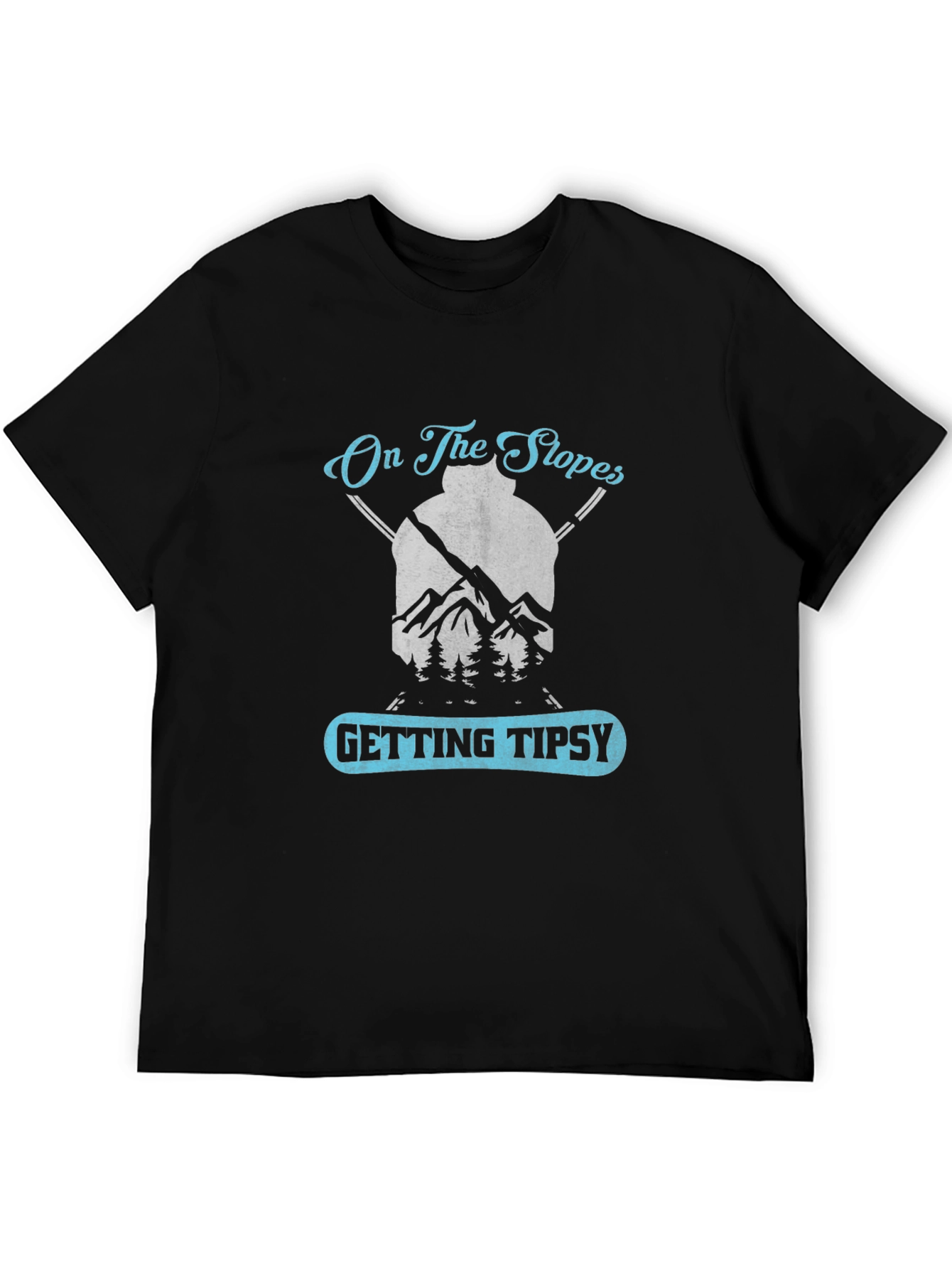 On The Slopes Getting Tipsy Graphic Tee