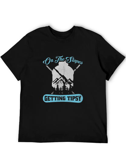 On The Slopes Getting Tipsy Graphic Tee