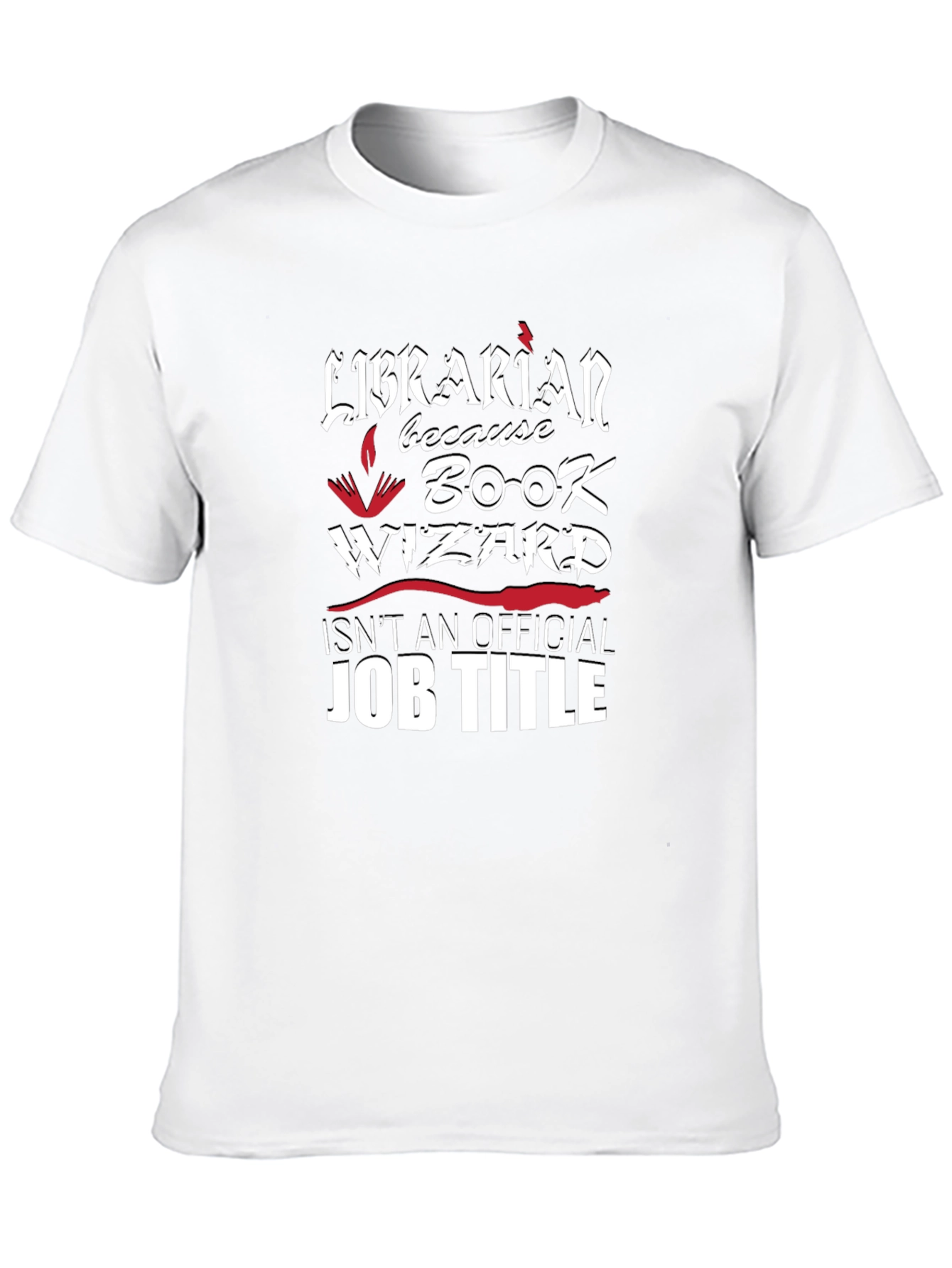 Librarian Book Wizard Graphic Novelty T-Shirt