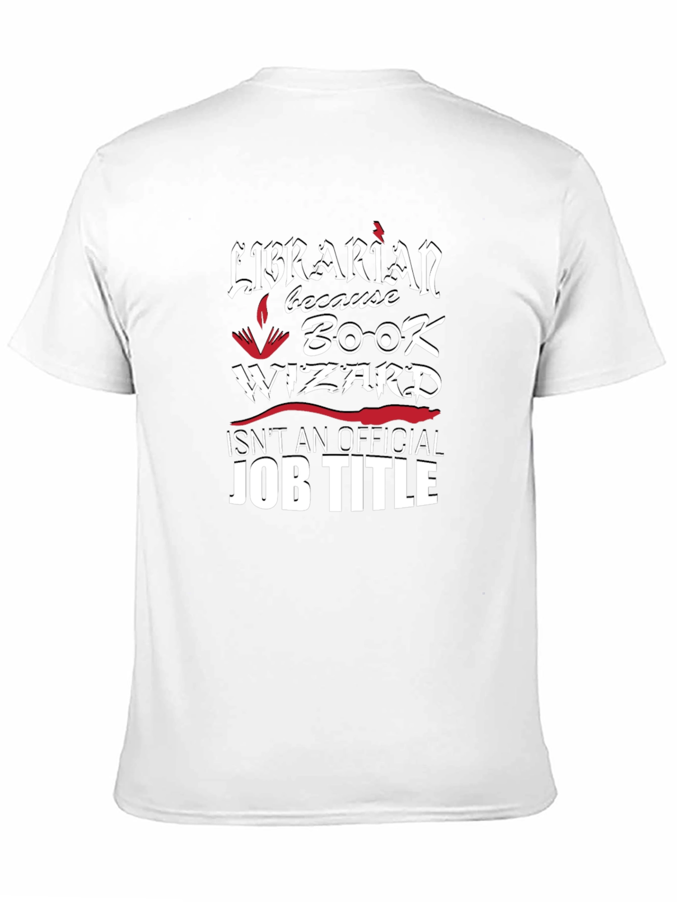 Librarian Book Wizard Graphic Novelty T-Shirt