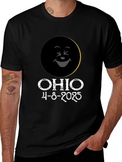 Ohio Eclipse 2024 T-Shirt April 8th Eclipse Souvenir