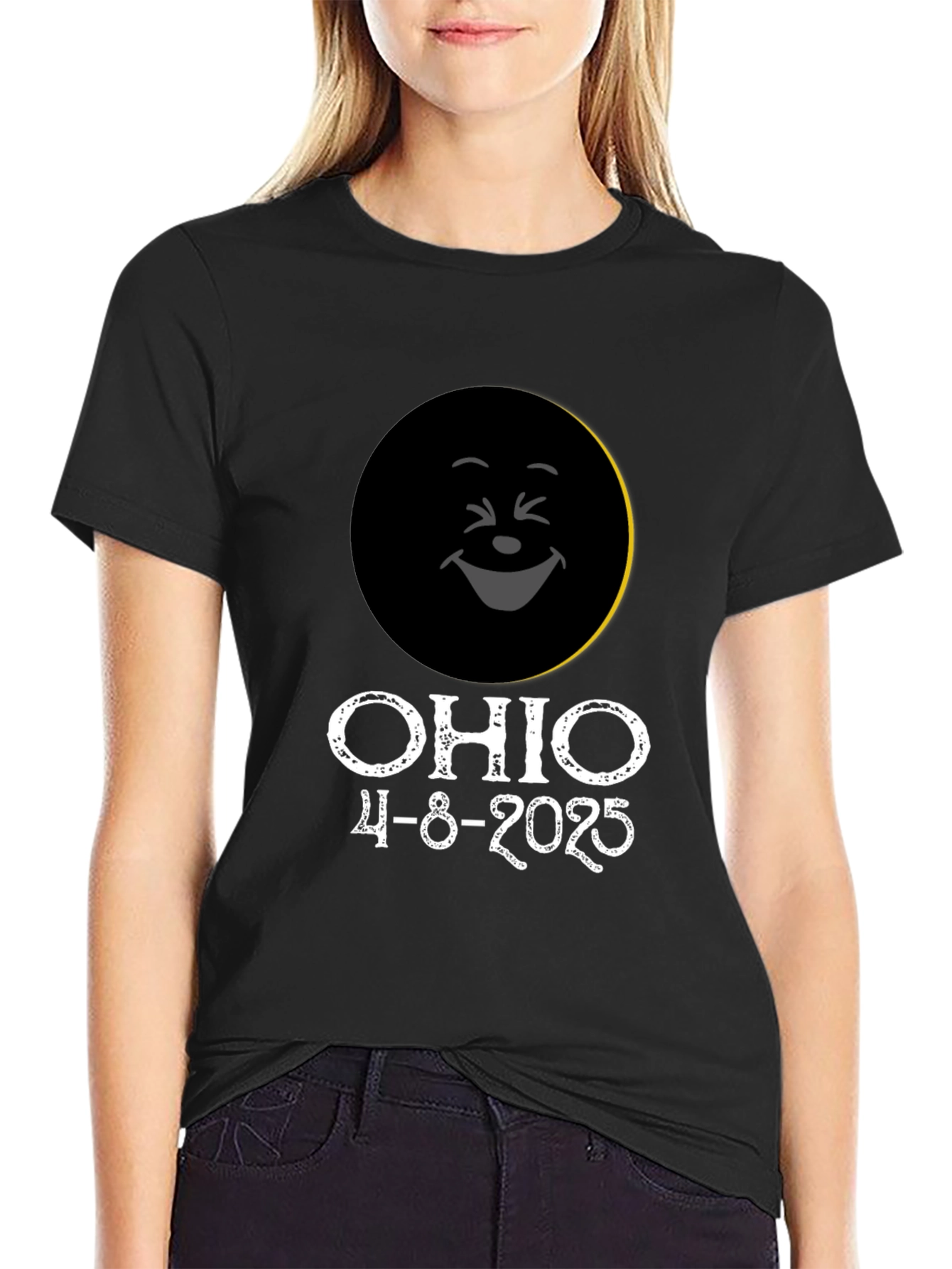 Ohio Eclipse 2024 T-Shirt April 8th Eclipse Souvenir