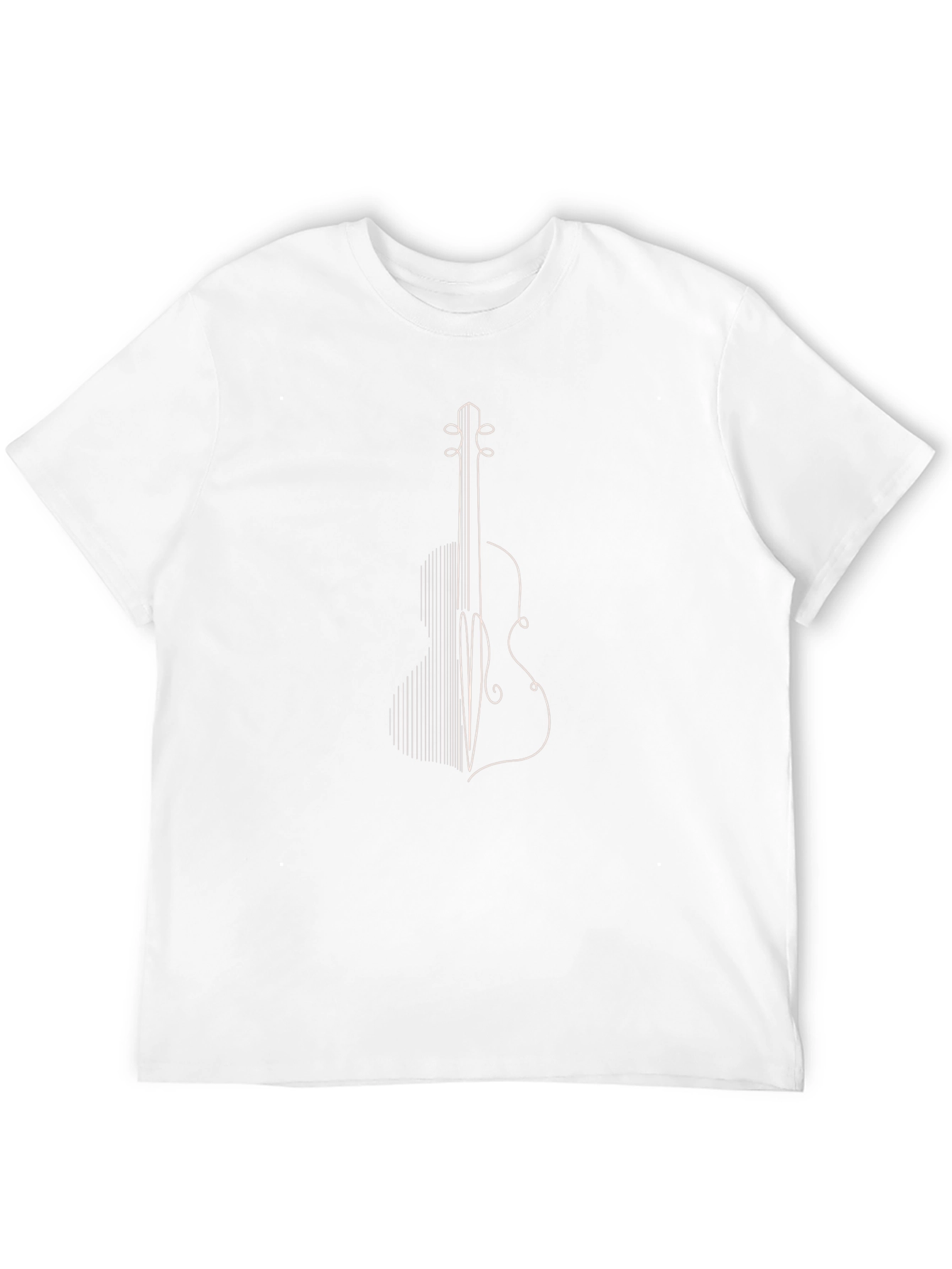 Minimalist Violin Graphic Tee