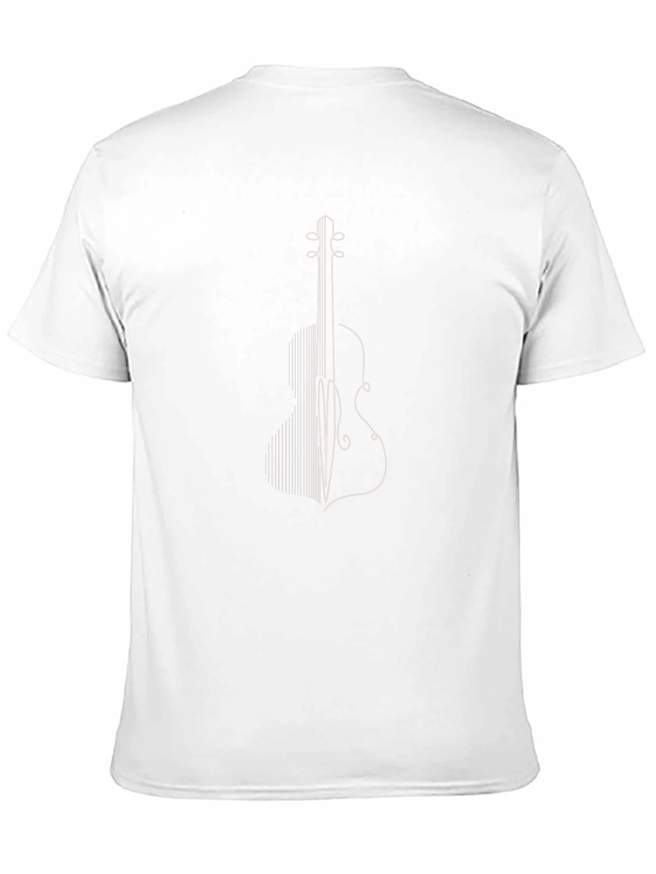 Minimalist Violin Graphic Tee