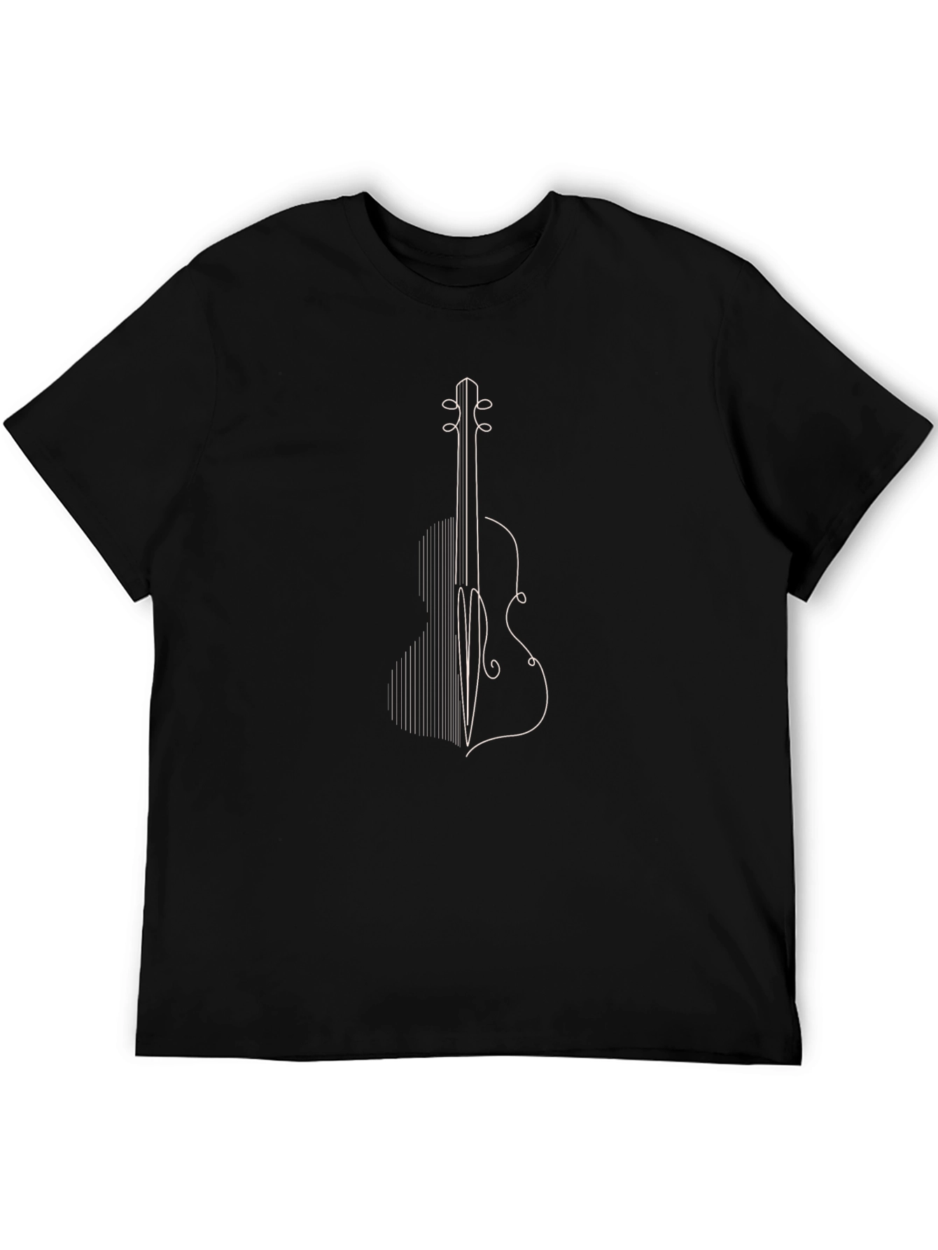 Minimalist Violin Graphic Tee