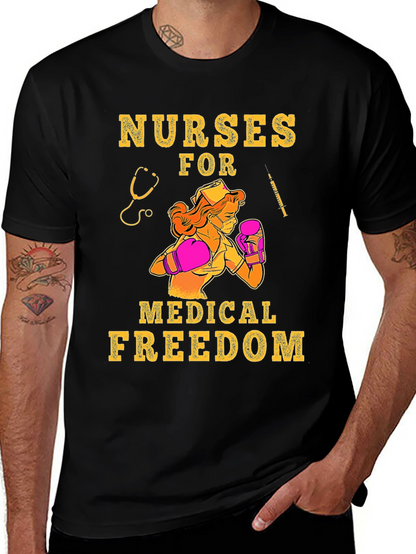 Nurses for Medical Freedom Graphic T-Shirt