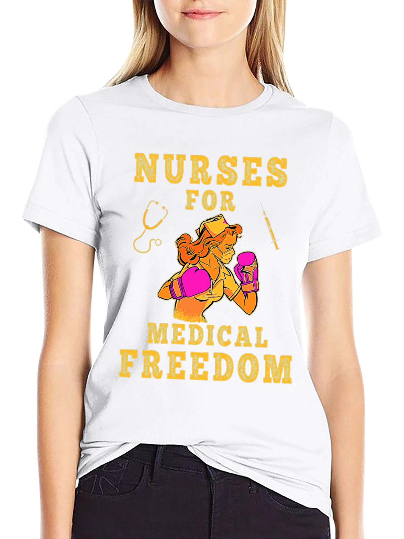 Nurses for Medical Freedom Graphic T-Shirt