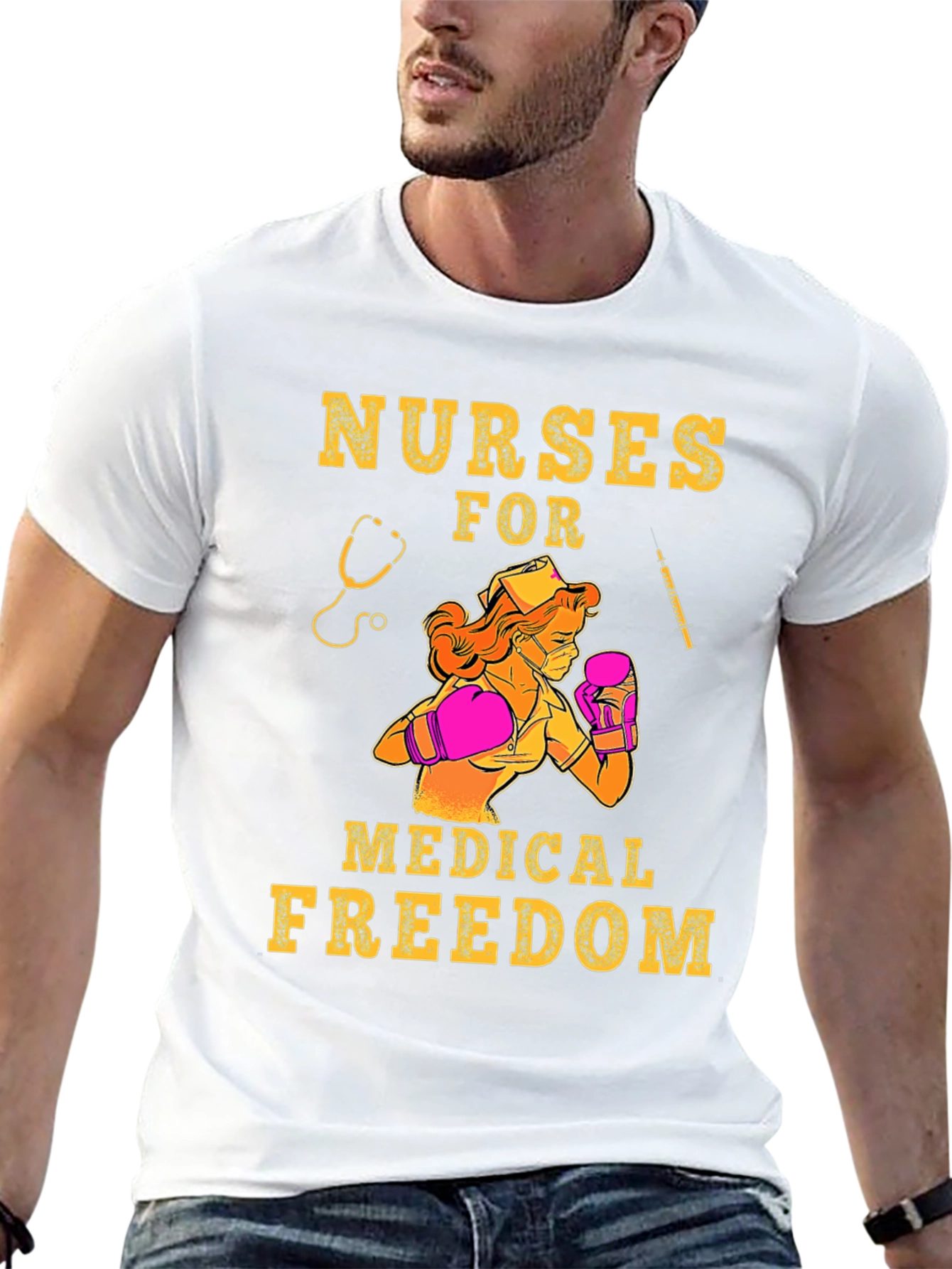 Nurses for Medical Freedom Graphic T-Shirt