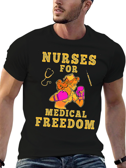 Nurses for Medical Freedom Graphic T-Shirt