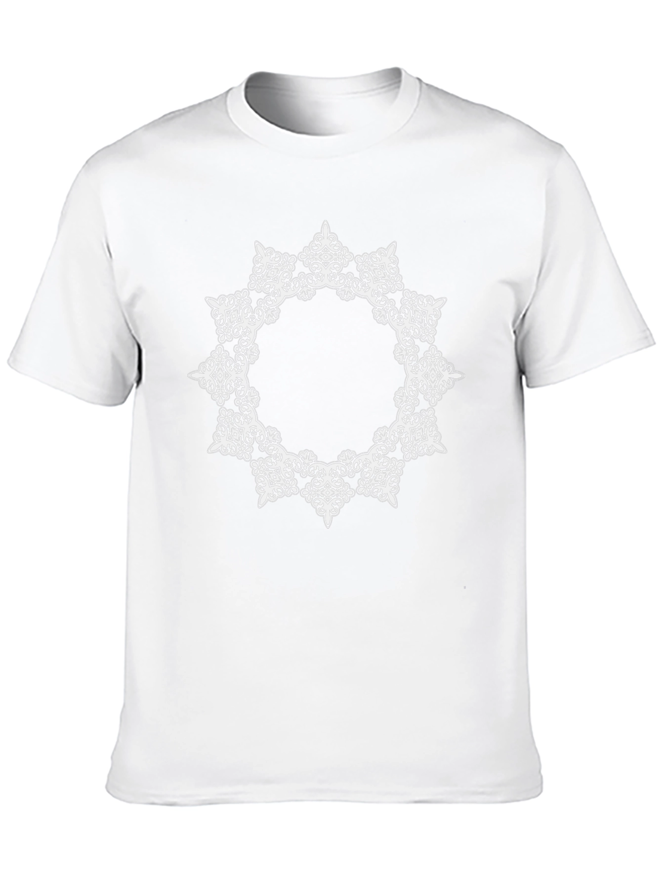 Modern Mandala Graphic Black Tee