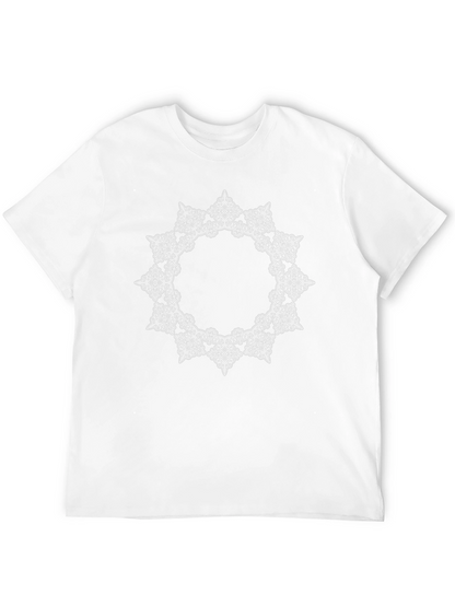Modern Mandala Graphic Black Tee