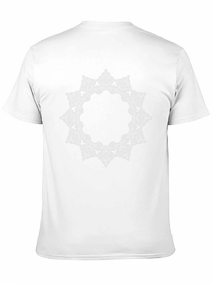 Modern Mandala Graphic Black Tee