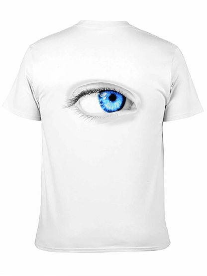 Eye-Catching Blue Eye Graphic Tee - Unique Design