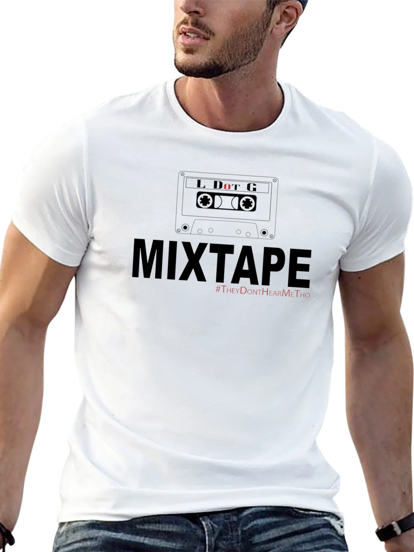Mixtape Graphic T-Shirt - Trendy Cassette Tape Design