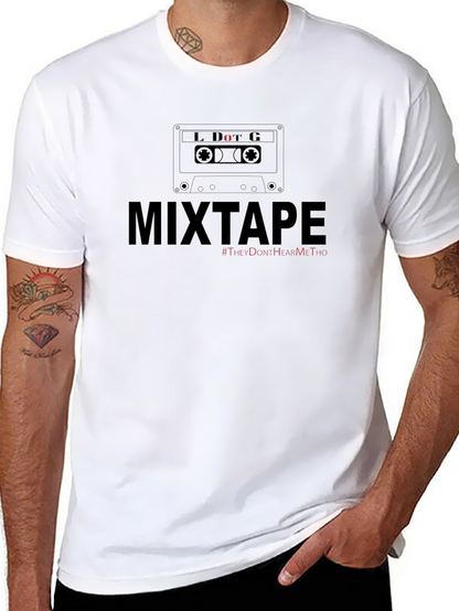 Mixtape Graphic T-Shirt - Trendy Cassette Tape Design