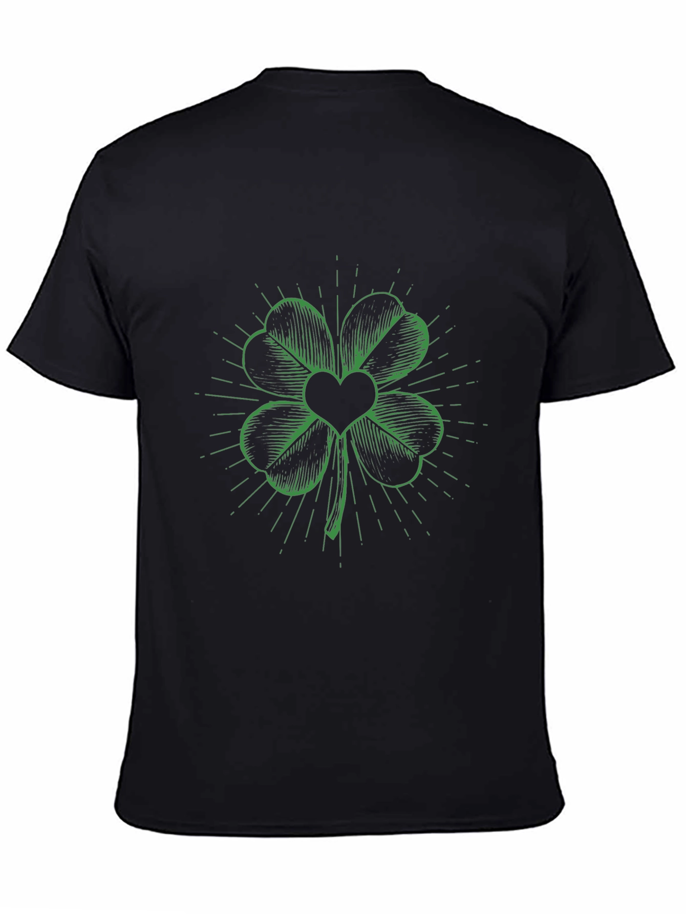 Lucky Clover Heart Graphic Tee