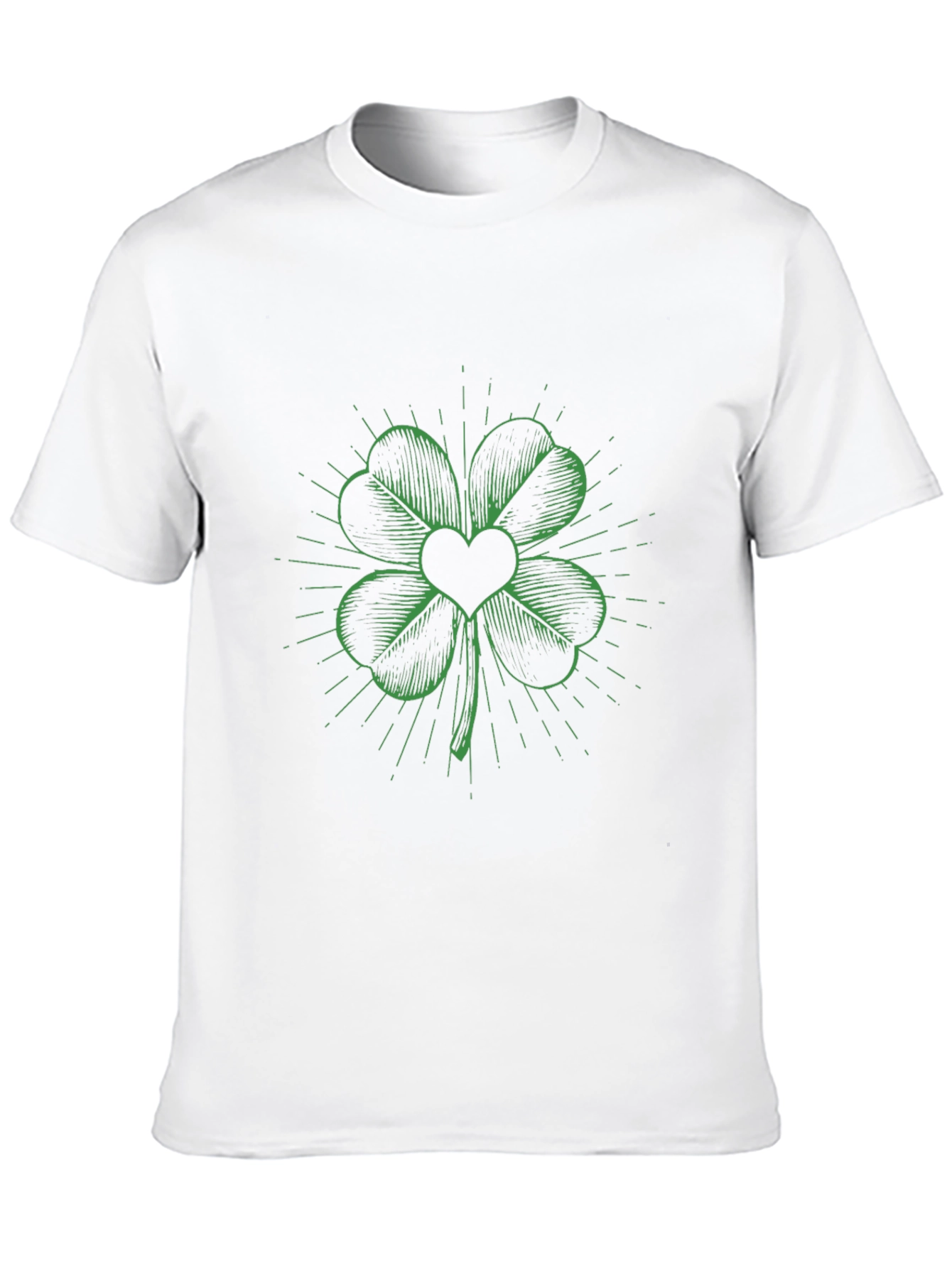 Lucky Clover Heart Graphic Tee