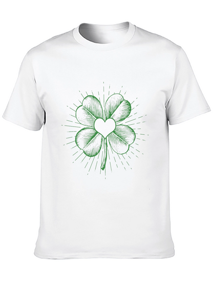 Lucky Clover Heart Graphic Tee